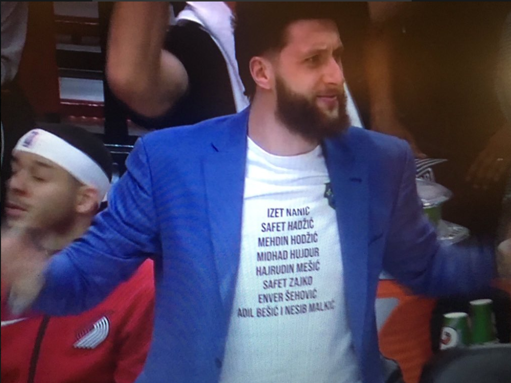 "Nurkić izigrava mangupa! ŠUTNITE GA U CEVANICU!" Nije mogao da mu prećuti (VIDEO)