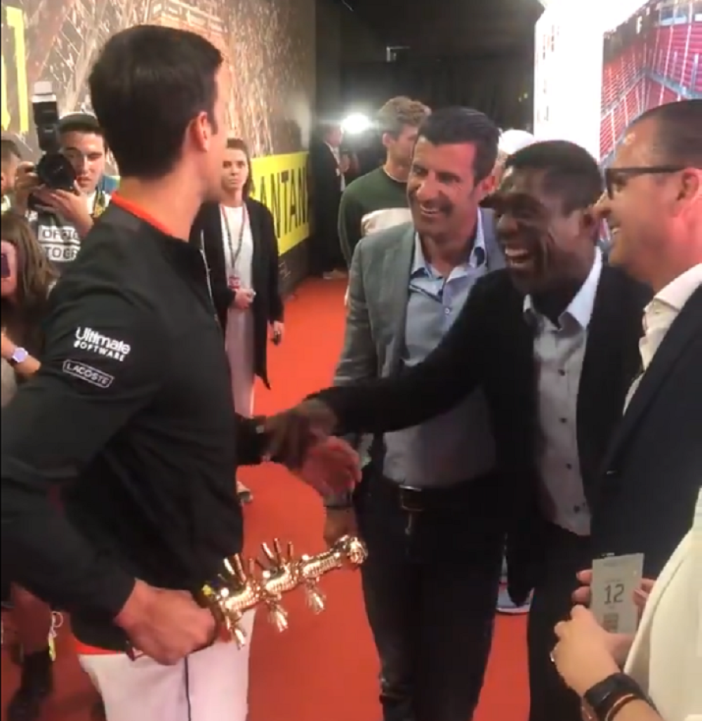 Madridska "velika trojka" prišla da čestita titulu, da bi ih Nole potom zasmejao do suza! (VIDEO)