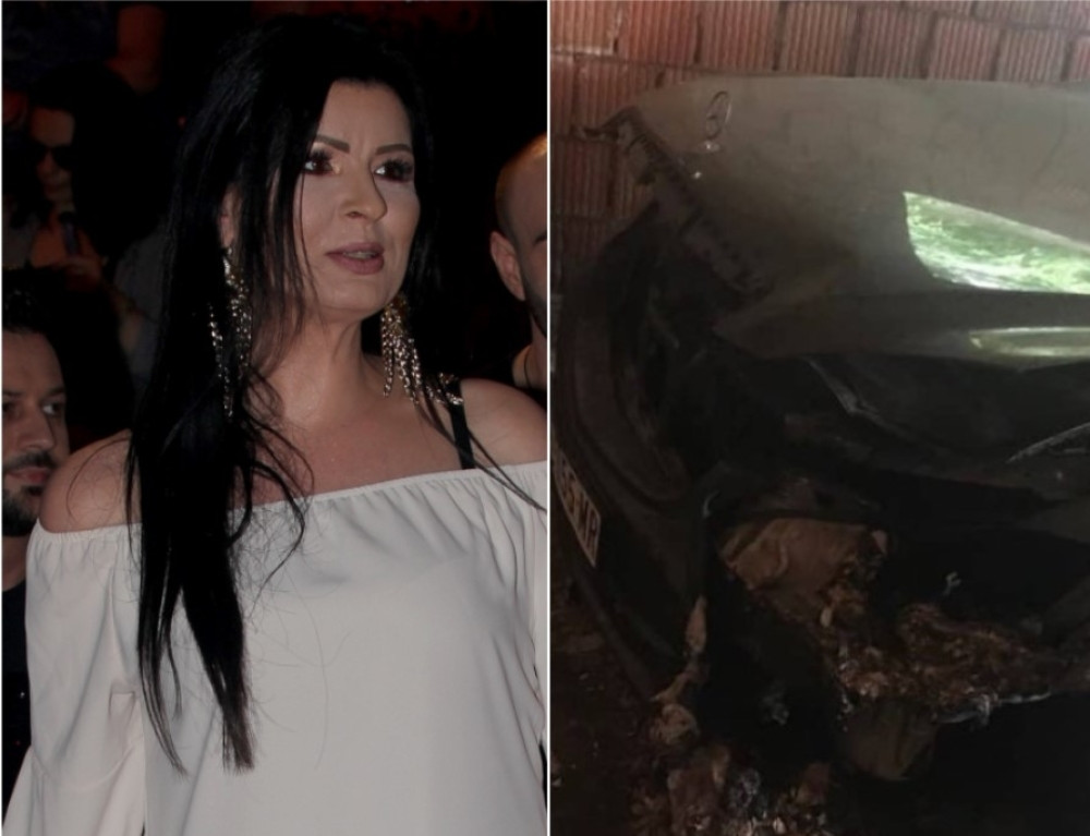 Ekskluzivno! Pogledajte fotku spaljenog automobila Maje Marijane! Potpuno IZGOREO i smrskan (FOTO)