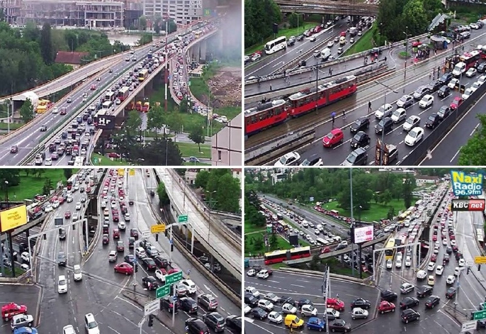 Lančani sudar kod Hitne pomoći, povređena devojka! Kolona na putevima! (FOTO)