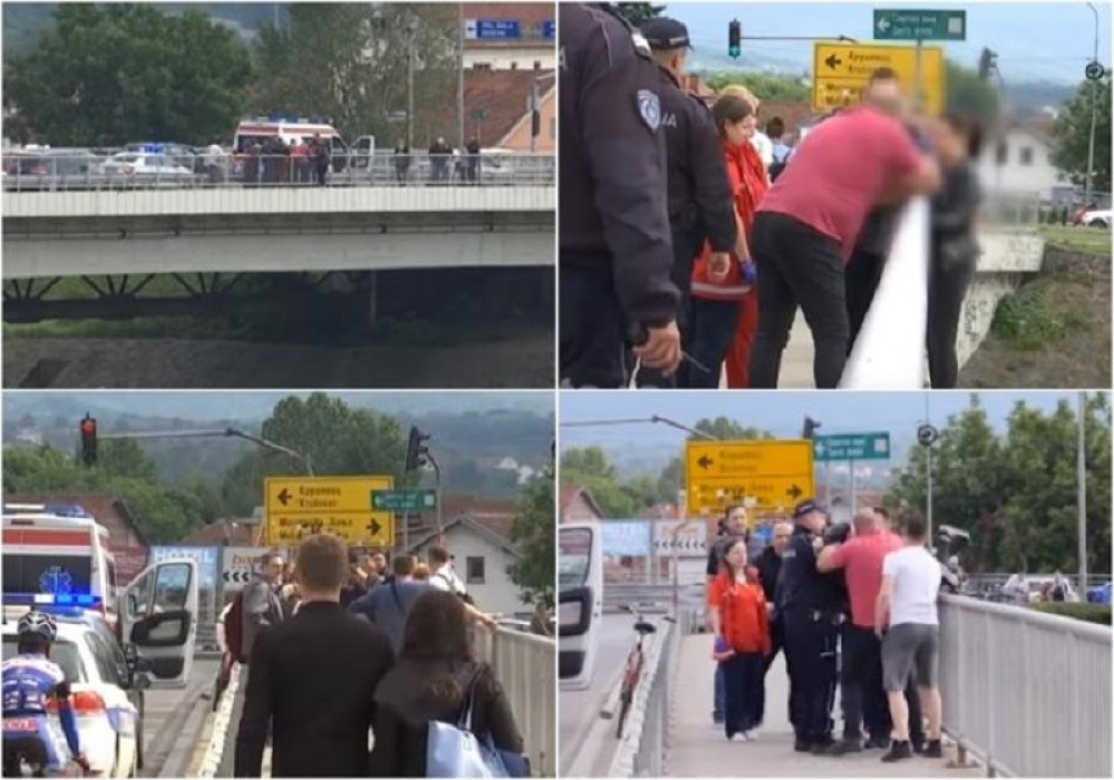 Devojka se popela na ogradu i pretila da će da skoči u Ibar! Kad su naišli oni, priča je dobila drugi tok!
