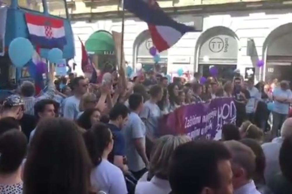 Divljanje širom Hrvatske, žene mašu krvavim spavaćicama, Tompson odzvanja trgovima!