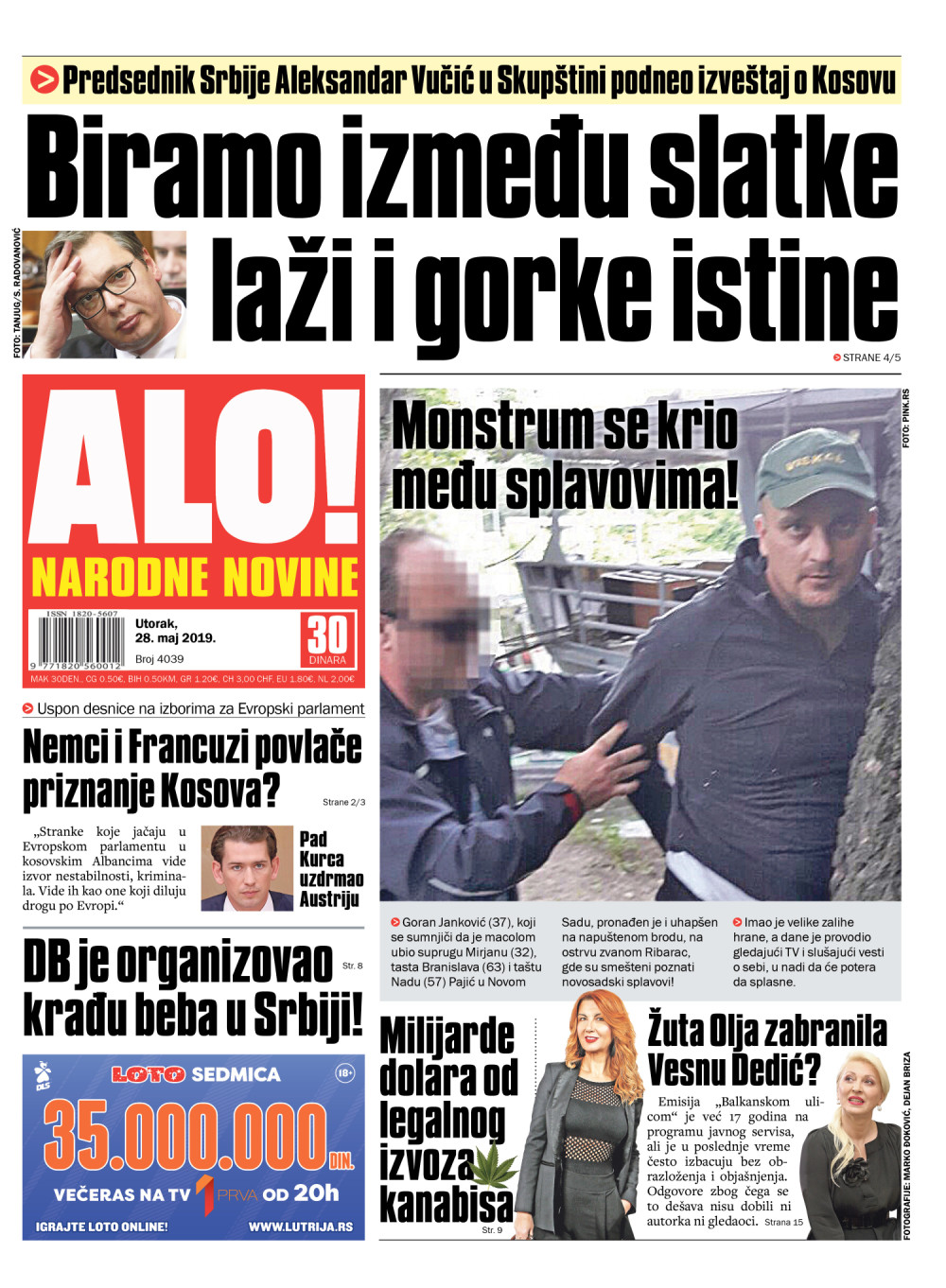 Aleksandar Vučić: Biramo između slatke laži i gorke istine! ČITAJTE U ALO!