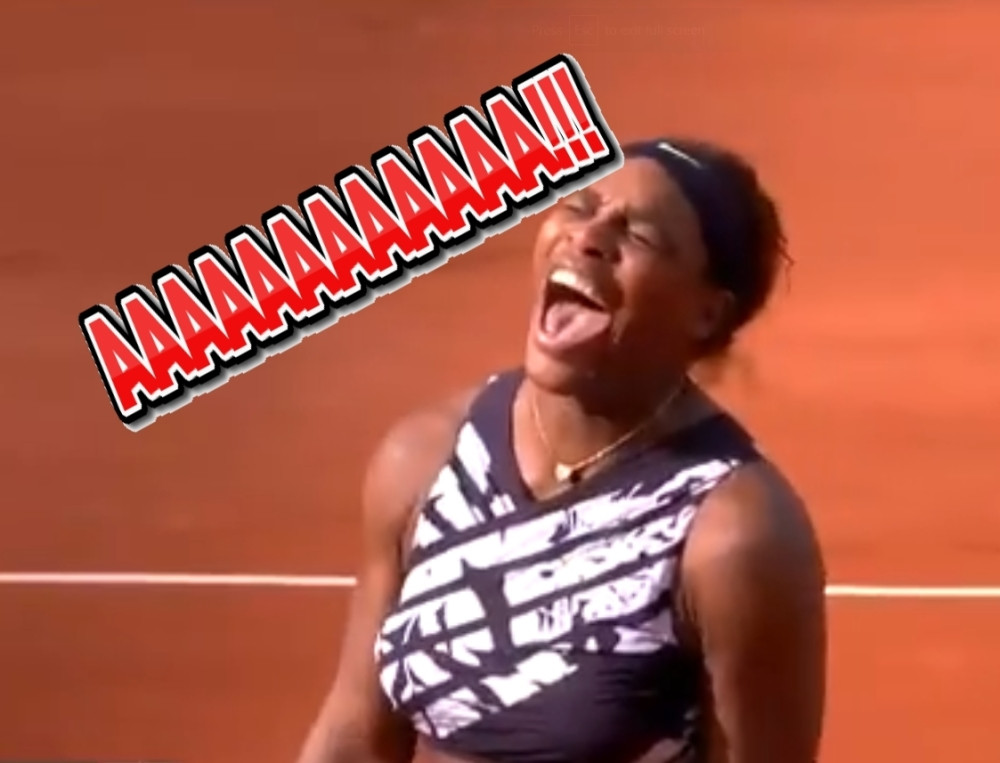 Sasvim iznenadno njen jezivi urlik ZAPARAO NEBO IZNAD TERENA Rolan Garosa! Prisutni se sablaznili (VIDEO)