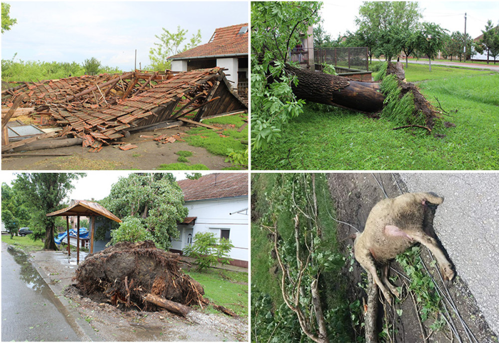 Kad su se nebo i zemlja spojili nastao je HAOS! Orkanski vetar je rušio sve pred sobom, a voda je nadirala oranicama ka selu!