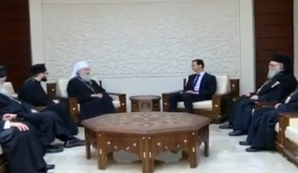 Predsednik Sirije dočekao srpskog patrijarha uz najviše počasti! (VIDEO)