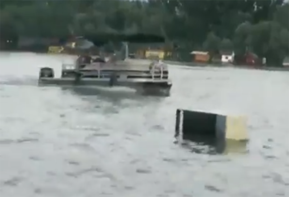 Posle leševa, divljih veprova i smeća, snimljen na Savi, ide u pravcu Ušća - OPASNOST NA REKAMA (VIDEO)