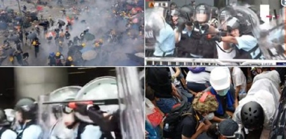 Demonstranti jurišaju na parlament, policija suzavcem i palicama sprečava upad! Građani uzvraćaju ciglama! (VIDEO)