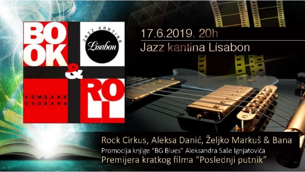 Sve što volimo 17 juna u Jazz kantini Lisabon! Dobrodošli na Book&Roll
