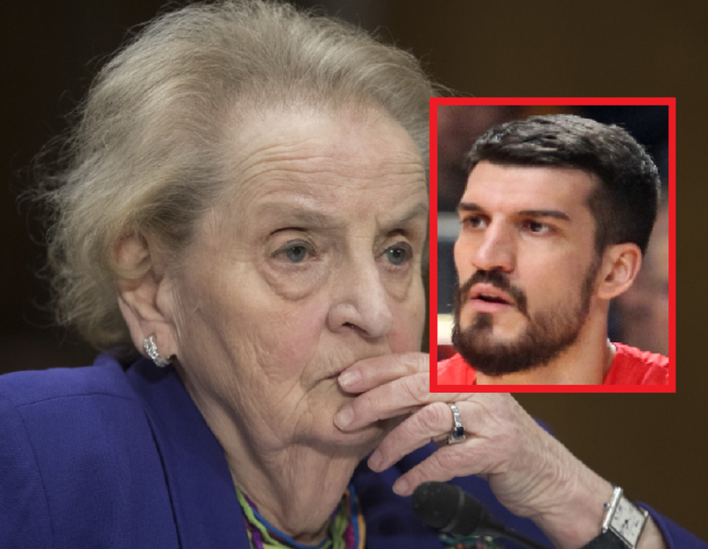 Olbrajtova doputovala u Prištinu, košarkaš Zvezde joj poručio: "Zločinac se uvek vraća na mesto zločina"