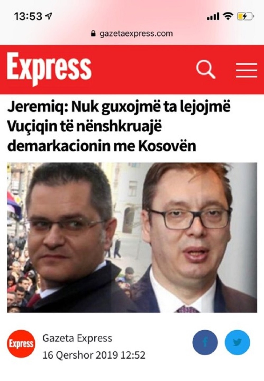 Bivši predsednik i bivši ministar postali glavne zvezde Prištine, traže da Srbi i Albanci nastave da se hvataju za guše!