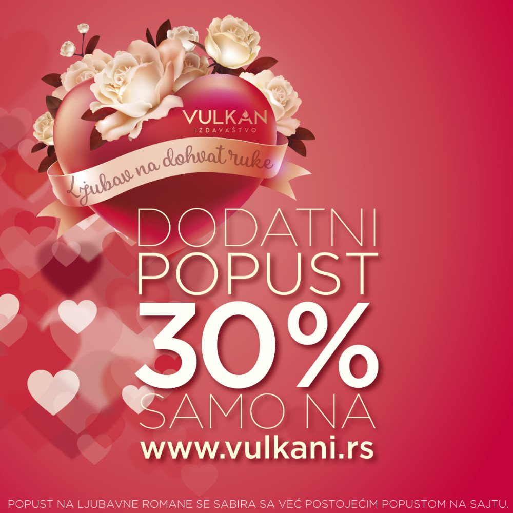 Ljubavni romani po sniženim cenama na sajtu Vulkan izdavaštva