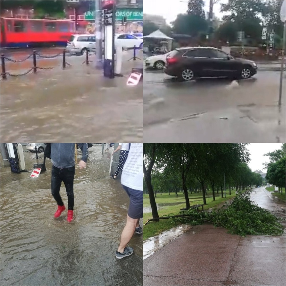 Reke teku ulicama, ljudi blokirani! Policija na terenu! (FOTO/VIDEO)