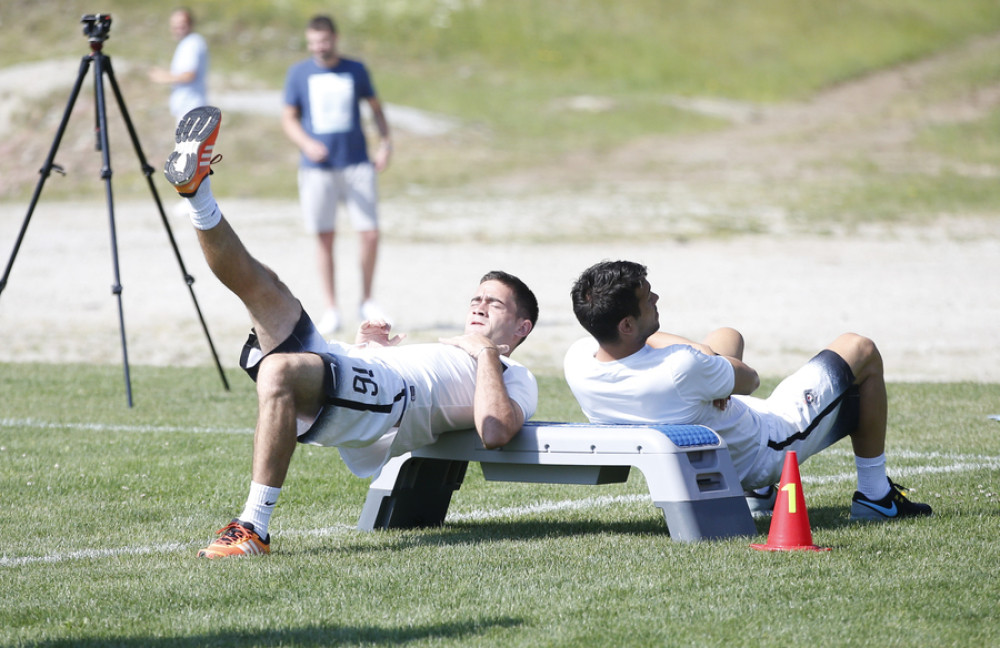 Prvi trening Partizana na Zlatiboru (FOTO + VIDEO)