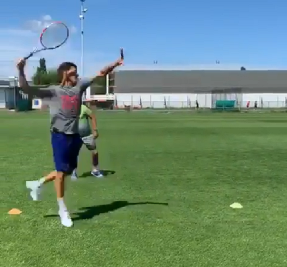 Dominik Tim rešen da pobedi Đokovića i na Vimbldonu, pogledajte eksplozivni trening Austrijanca! (FOTO + VIDEO)