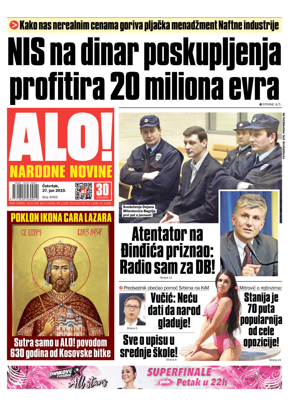 NIS na dinar poskupljenja profitira 20 miliona evra! ČITAJTE U ALO!