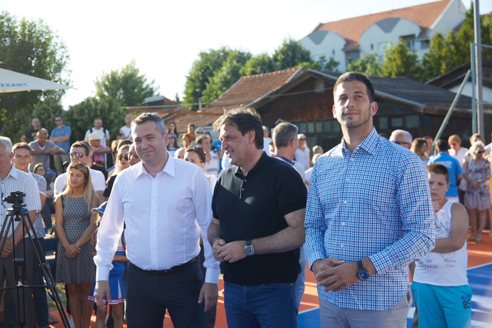 Vanja Udovičić otvorio novi Mozzartov teren u Kruševcu