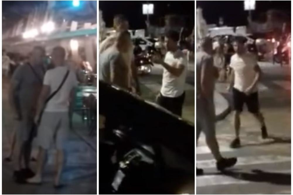 Opšta tuča taksista u popularnom letovalištu, razvalili ceo parking! (VIDEO)