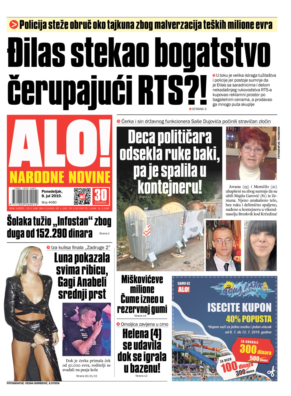 Đilas se obogatio čerupajući RTS?