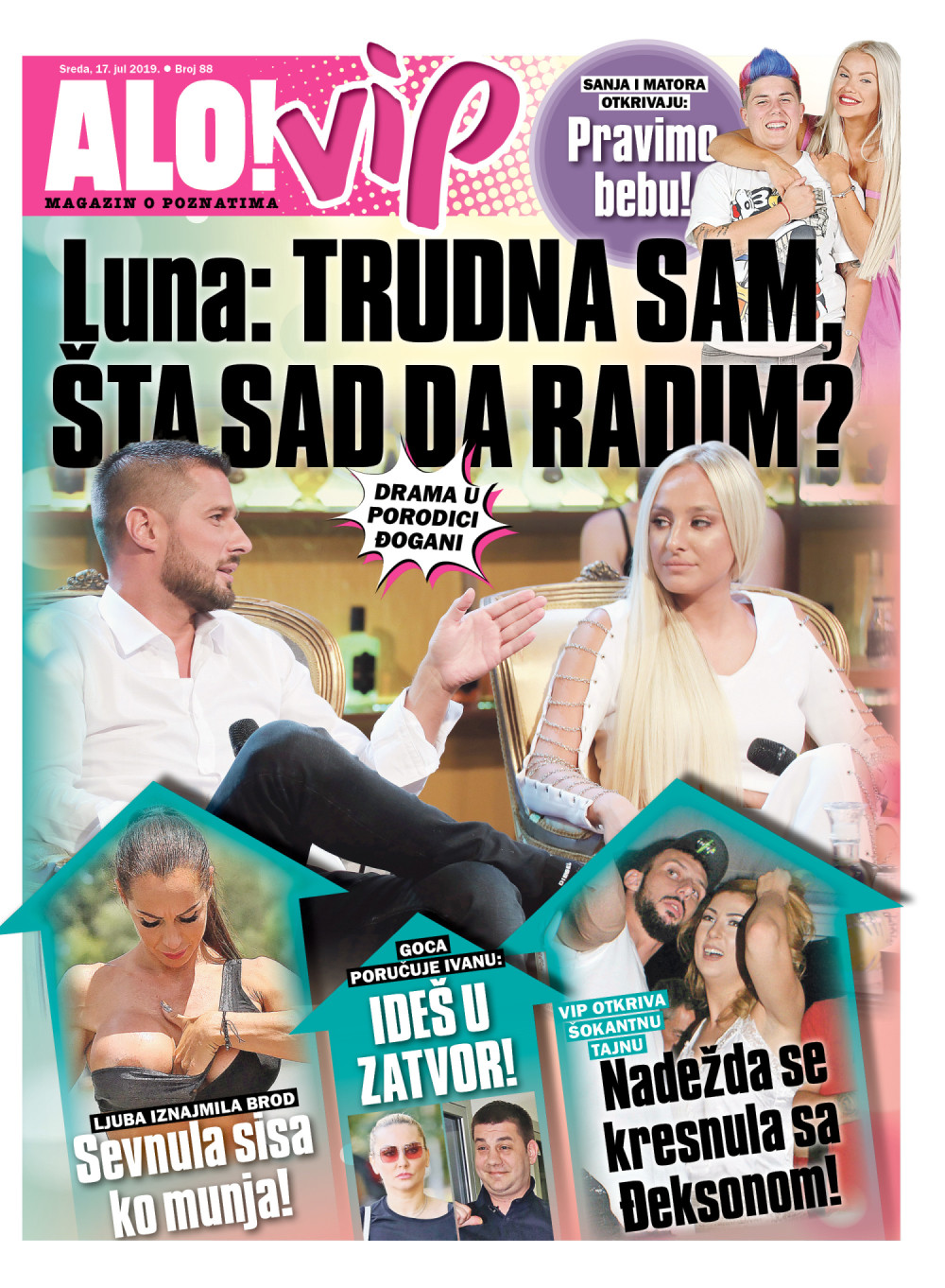 Luna Đogani trudna sa Markom?! Ali to nije sve, Stanija Dobrojević potpisuje ugovor za Zadrugu 3?!