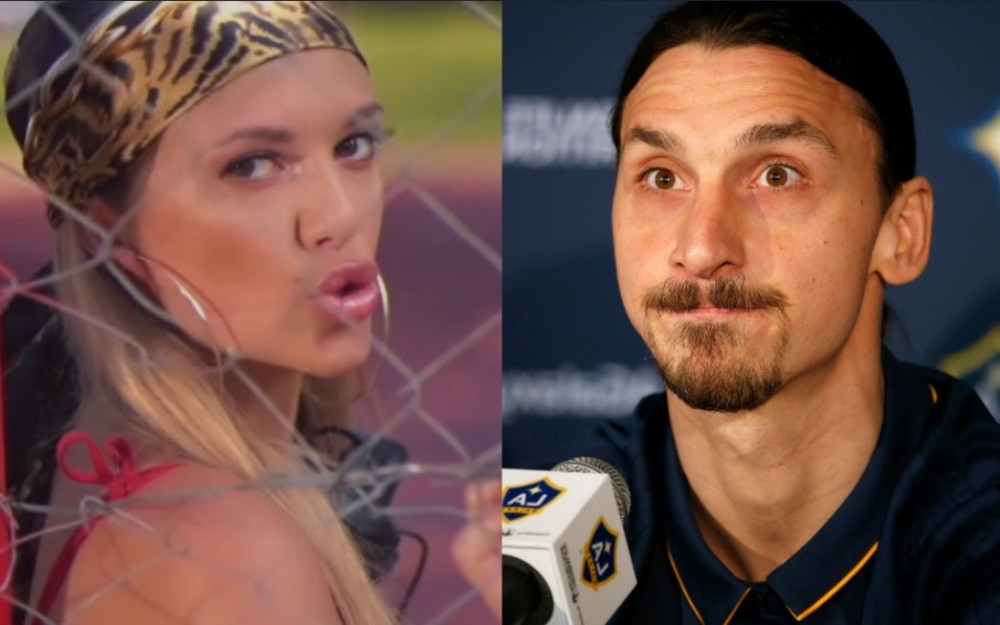 Kija Kockar MUVA OŽENJENOG Zlatana Ibrahimovića! Prvo mu posvetila pesmu, a onda poslala i poruku! (FOTO)