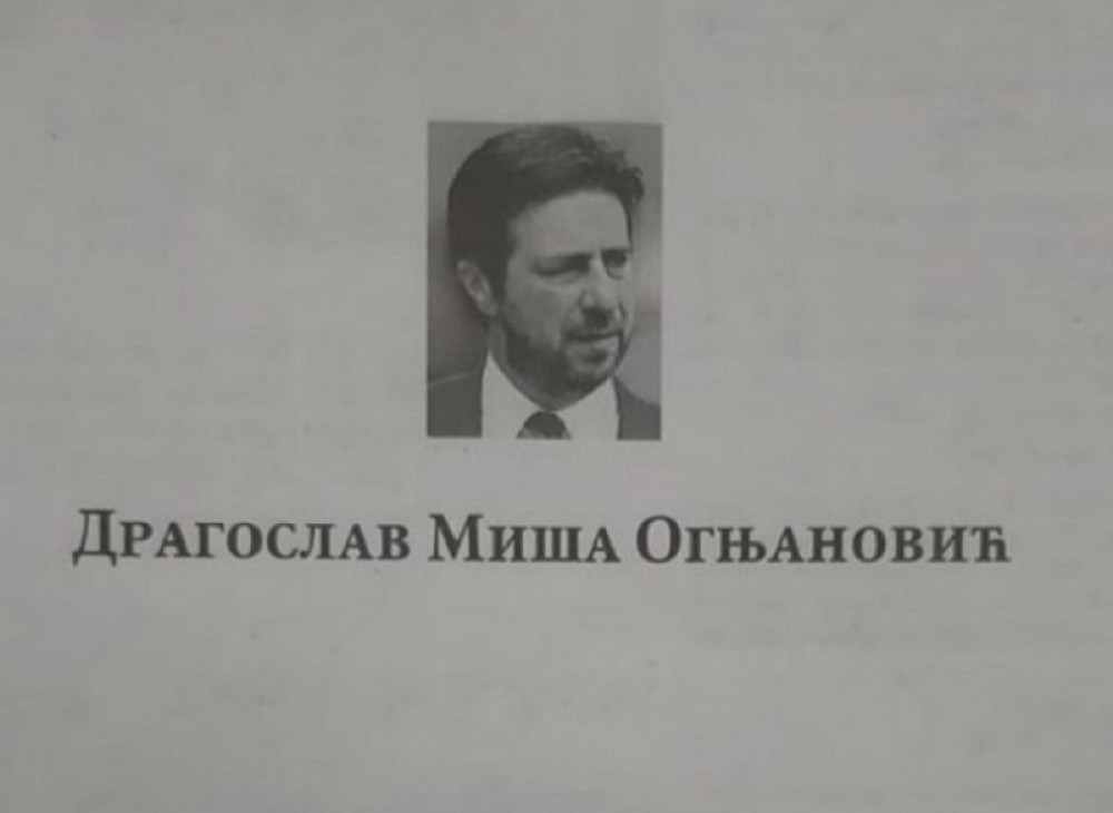 Godišnjica ubistva Miše Ognjanovića: Čitulje napunile novine, sin ostavio potresnu poruku (FOTO)