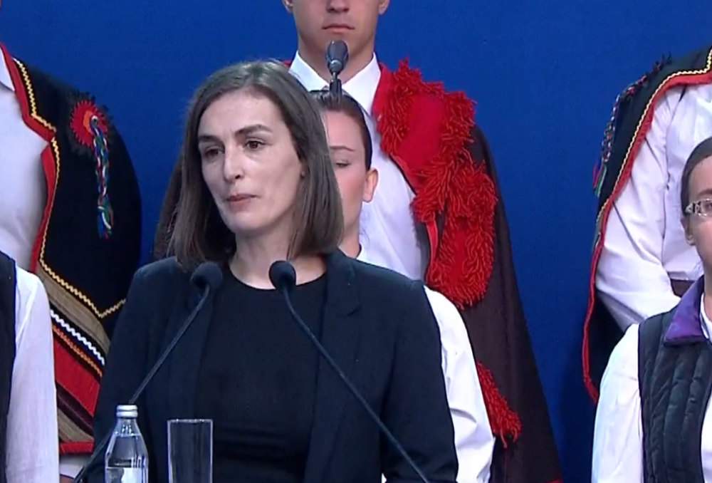 Milica progovorila ispred Vučića i Brnabić, hiljade ljudi pognulo glave i POČELO DA PLAČE! (FOTO)