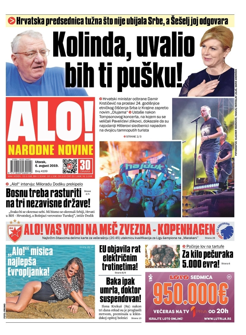 Hrvatska predsednica žali što nije ubijala Srbe, a Šešelj joj na to BRUTALNO odbrusio!
