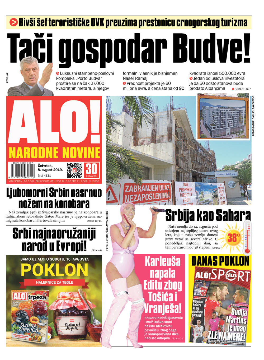 Bivši šef OVK postaje gospodar Budve!