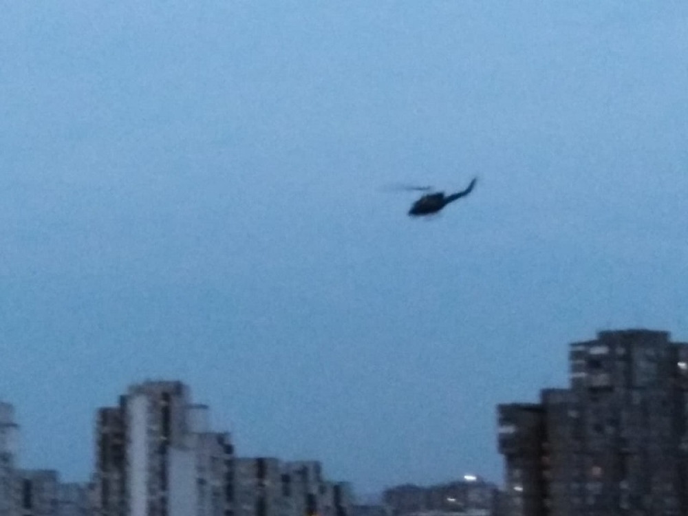 Helikopteri nadleću Zemun i Novi Beograd