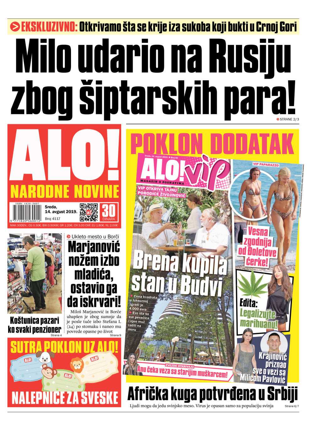 "Alo!" EKSKLUZIVNO otkriva šta se krije iza sukoba koji BUKTI u Crnoj Gori! ČITAJTE U "ALO!"