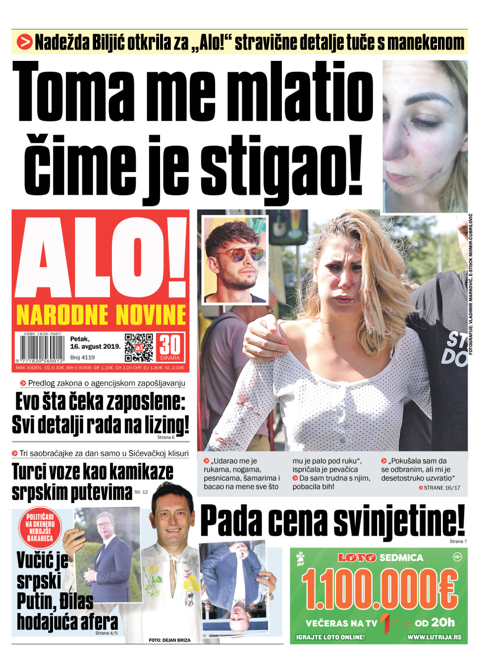 Vučić je srpski Putin, Đilas hodajuća afera