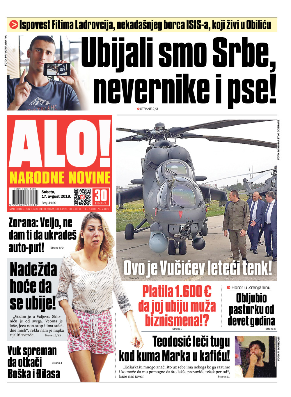 Ubijali smo Srbe, nevernike i pse!