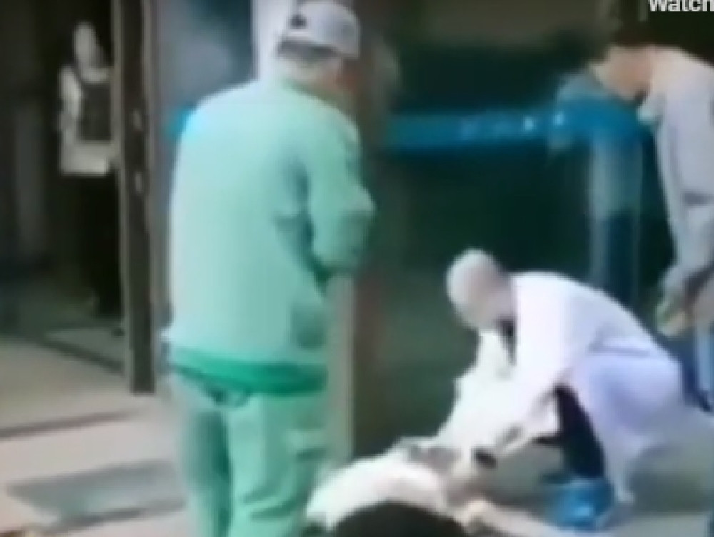 Pala na mladića i smrskala mu kičmu! Lekari se bore da ga spasu, snimak sigurnosnih kamera potvrdio jezivu priču (VIDEO)