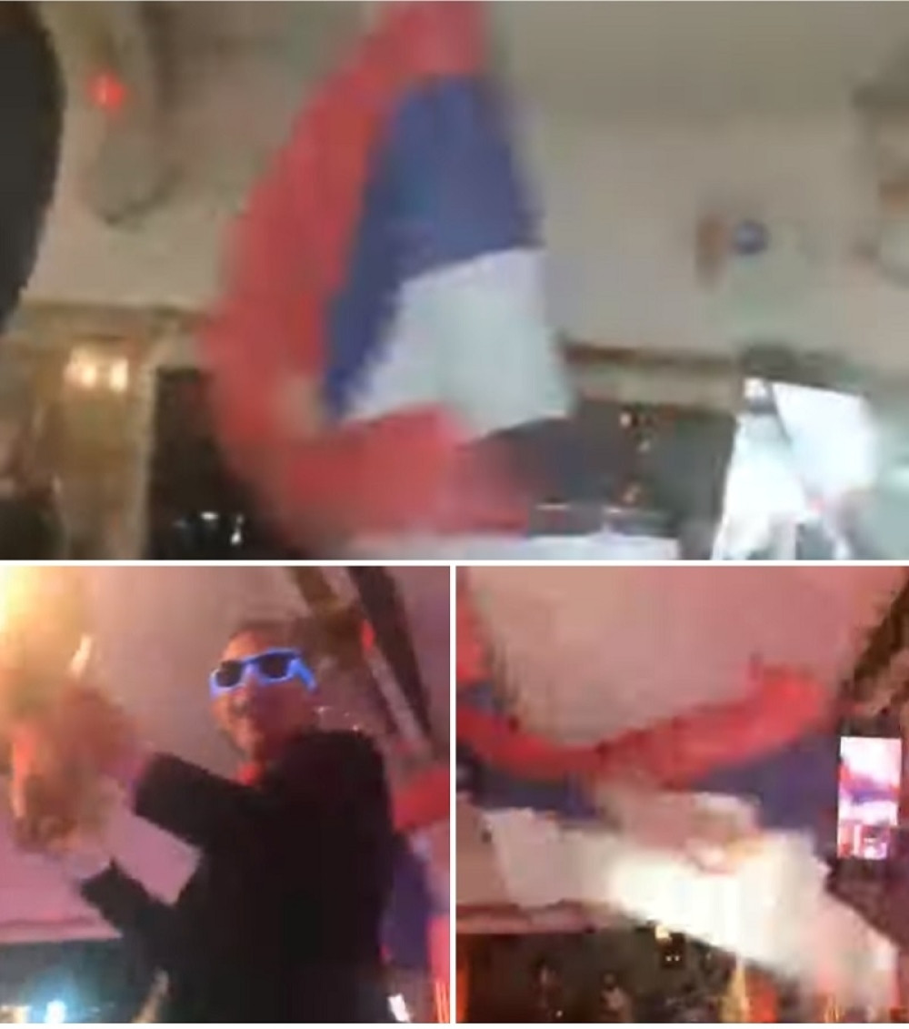 Nepoznati ljudi upali u najelitniji restoran u Francuskoj! Uneli srpske zastave, pa odvrnuli pesmu Zdravka Čolića do daske! (VIDEO)