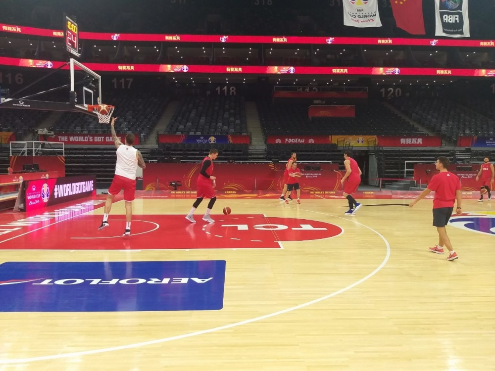 "Orlovi" oduševljeni Arenom u kojoj će se igrati mečevi! (FOTO)