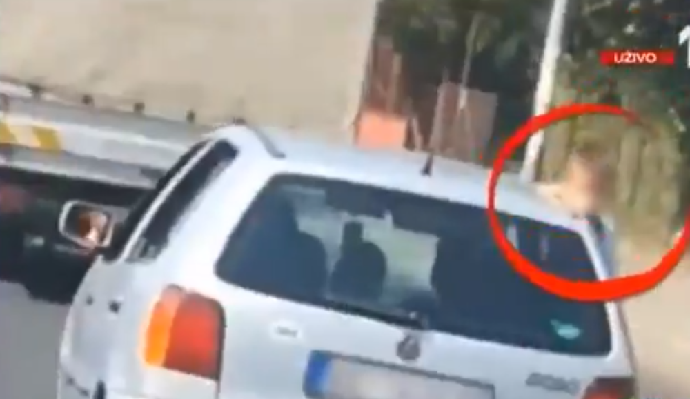 Papreno će platiti za bahatu vožnju sa detetom!