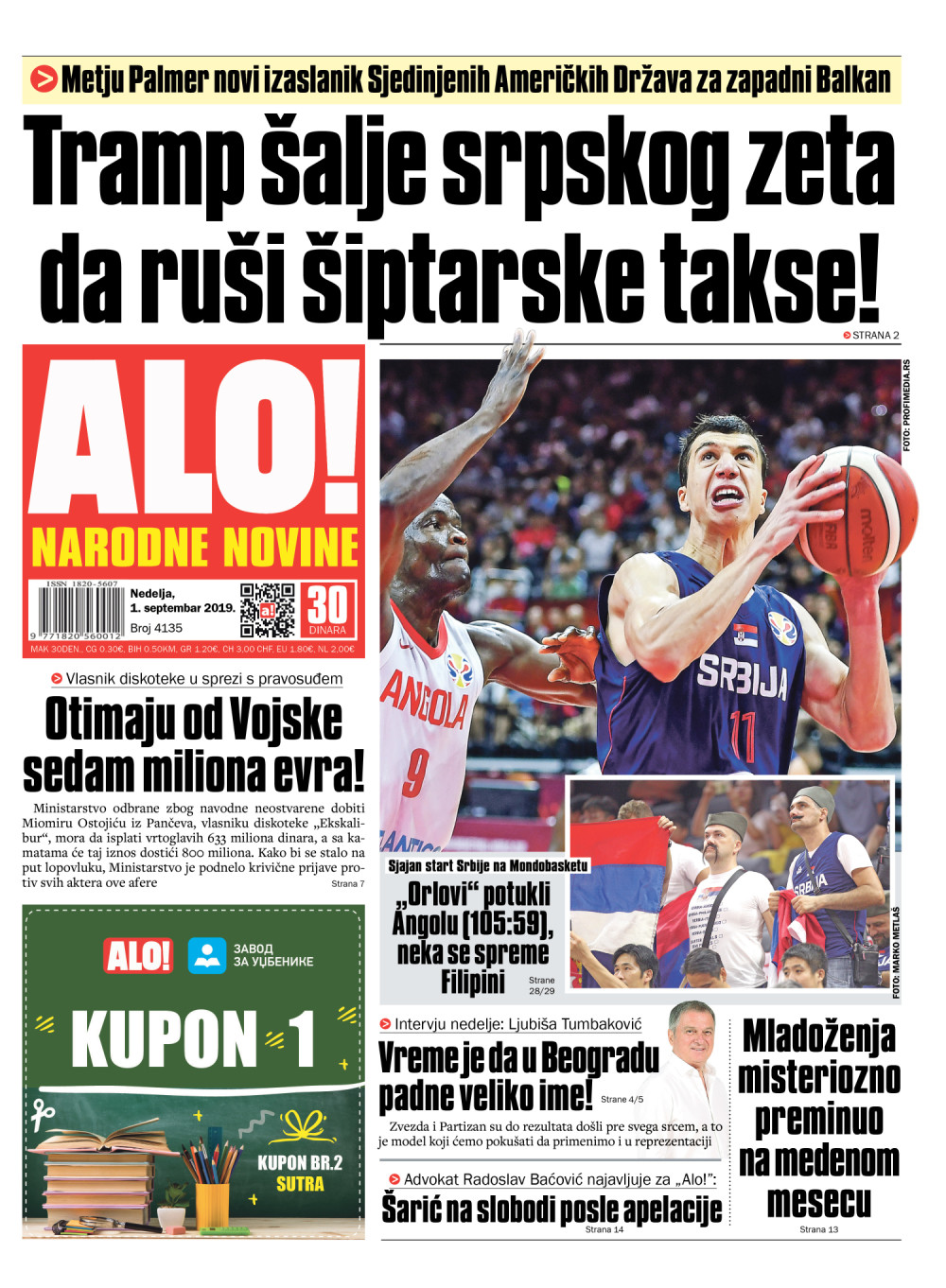 Metju Palmer novi izaslanik Sjedinjenih Država za zapadni Balkan! ČITAJTE U "ALO!"