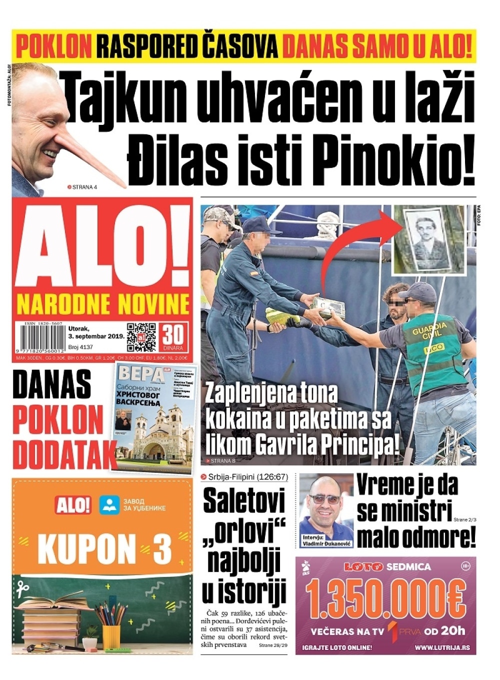 Tona kokaina u paketima sa njegovim likom! Pala srpska narko-banda!