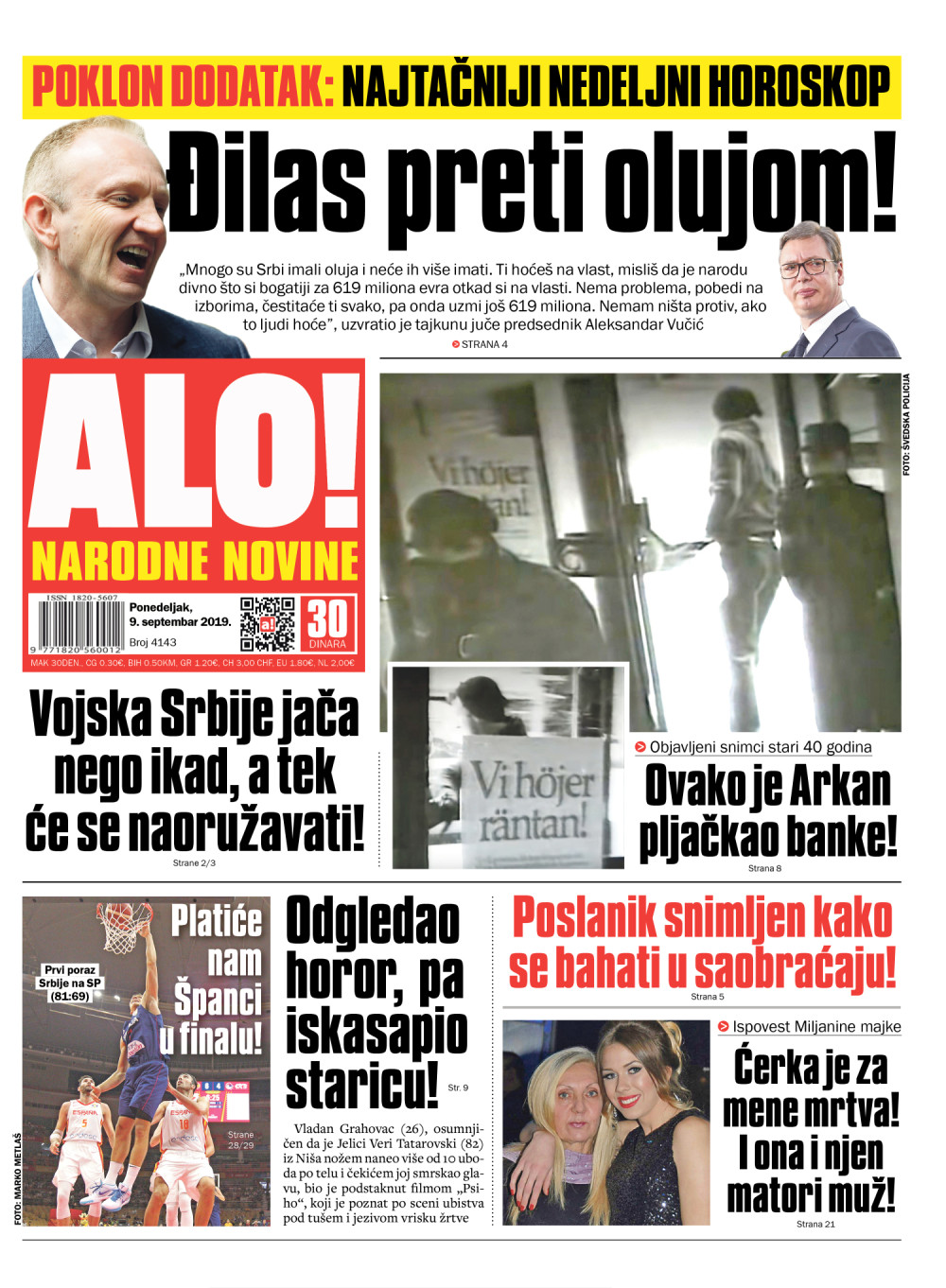 Lider SzS po svaku cenu hoće na vlast! ČITAJTE U "ALO!"