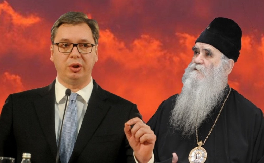 Vučić: Pozdravljam vas i želim vam brz oporavak; Amfilohije: Blagosiljam srpski narod koji je uz vas u ovim teškim trenucima