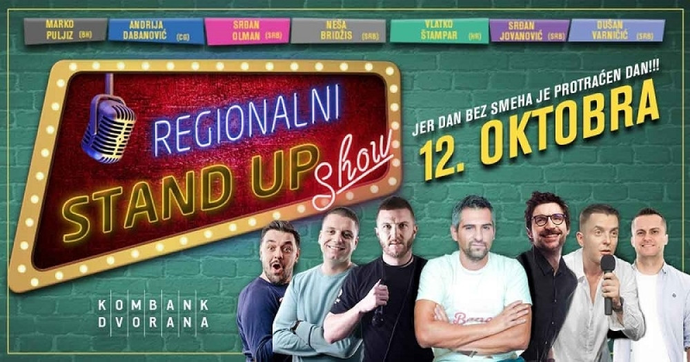 Popularni stand up komičari iz regiona na velikoj sceni kultnog prostora