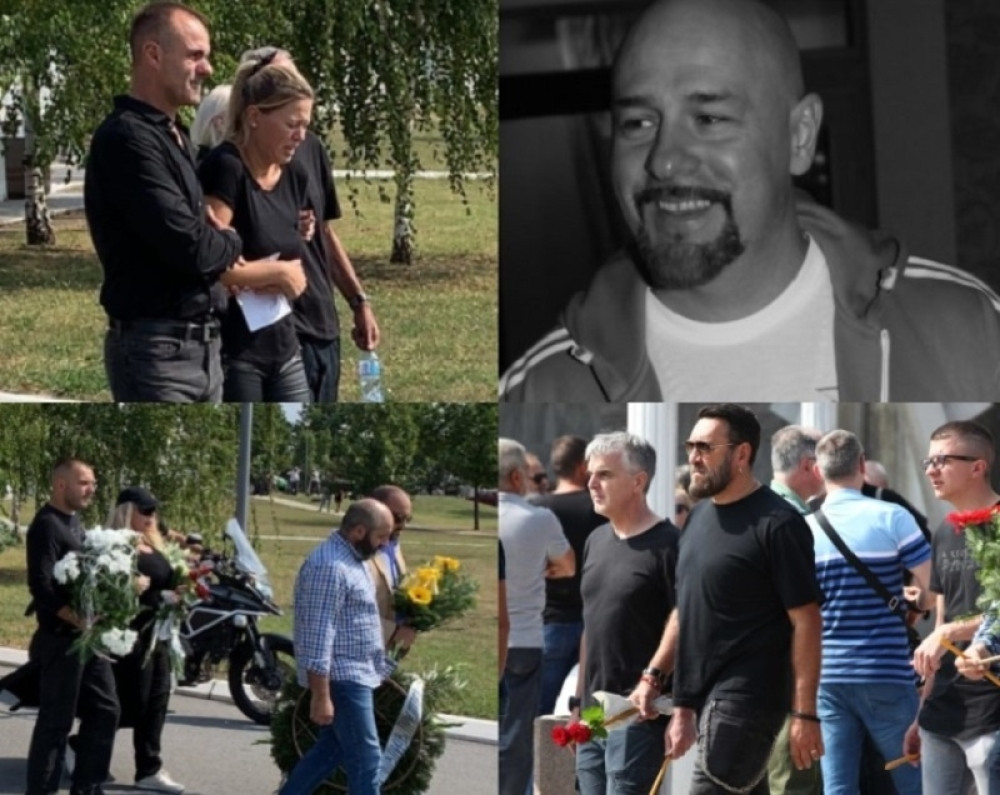 Sahranjen Dalibor Andonov Gru! Jauci parali nebo, udovicu držali da ne padne! (VIDEO, FOTO)