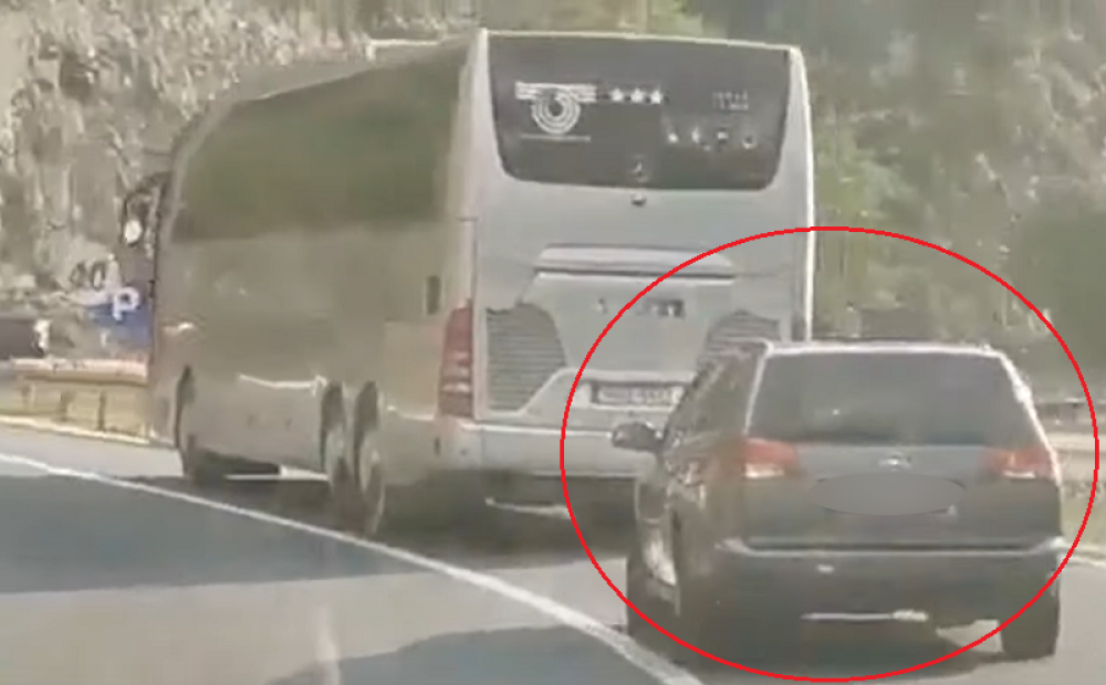 Vozač izvodio vratolomije u najoštrijoj krivini, a onda je usledila borba za goli život! (VIDEO)