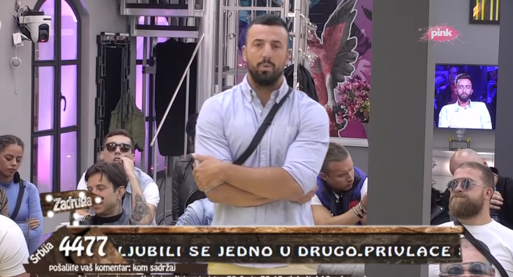 Vladimir Tomović bacio oko na udatu ženu! Nastala panika u Zadruzi kada je njen muž čuo za to!