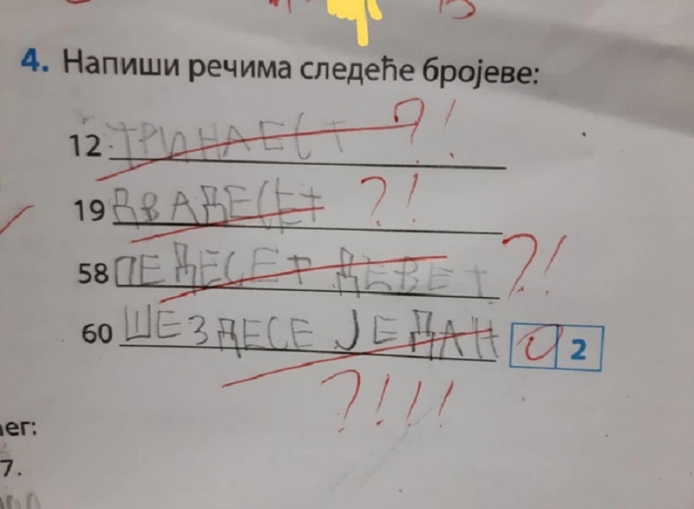Dečak je dobio nula poena na kontrolnom, a svi tvrde da je dao tačne odgovore! Šta vi mislite?