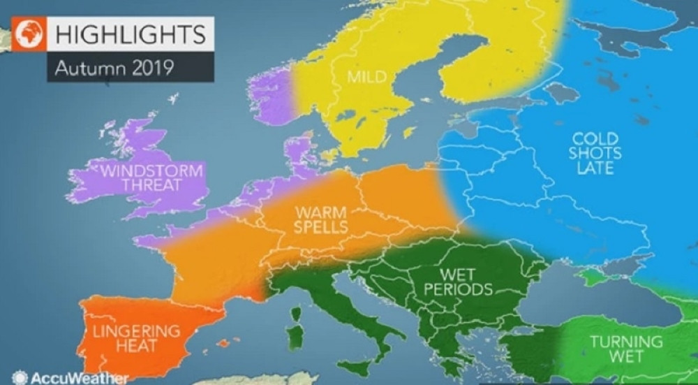 Evropa na udaru olujnog nevremena! Evo šta znači zelena boja preko mape Srbije