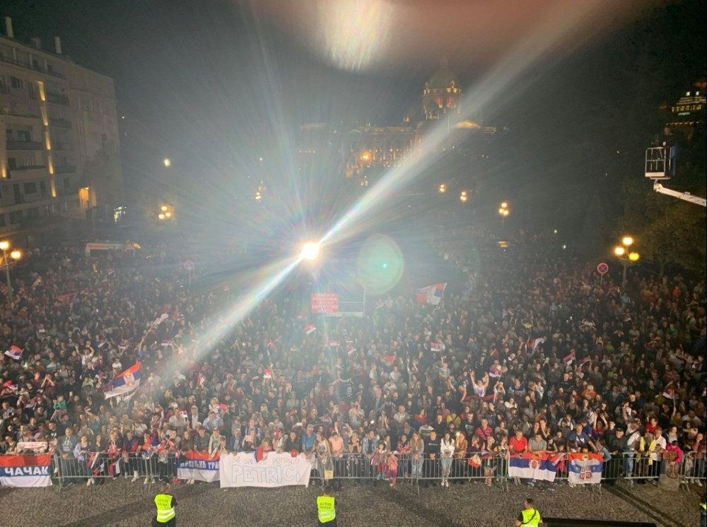 Cela Srbija se poklonila šampionima Evrope! Zdušno otpevana srpska himna (VIDEO)