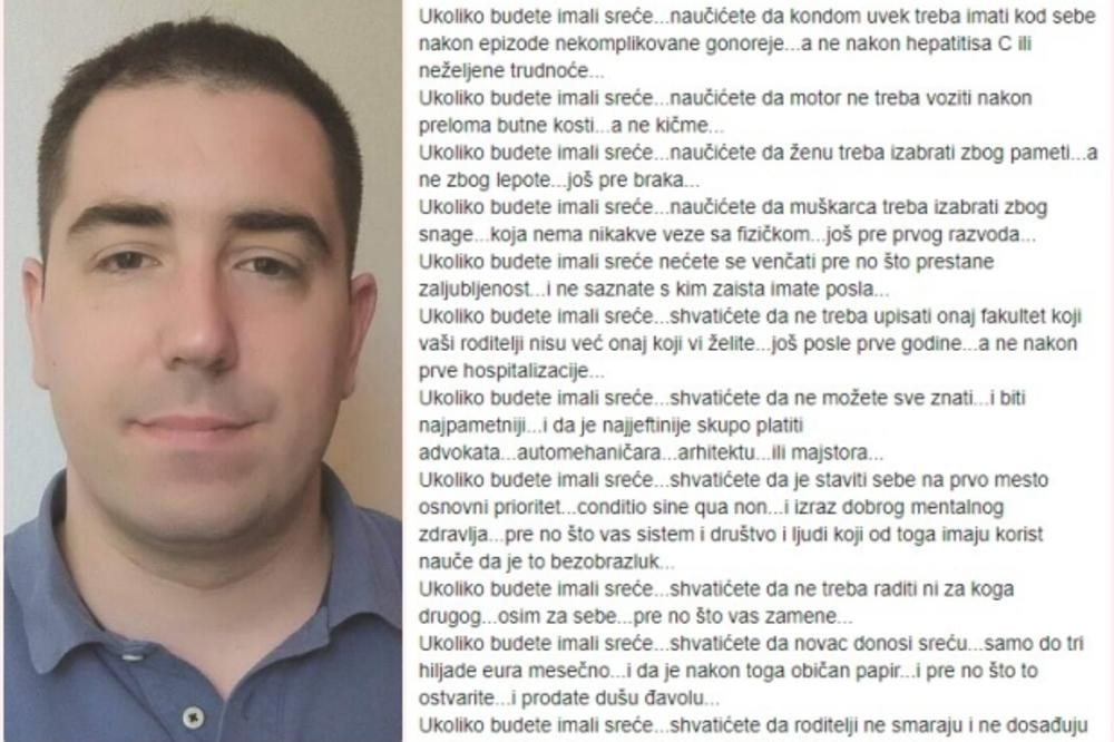 "Ukoliko budete imali sreće", njegovih 25 poruka će vam rešiti sve probleme u životu!