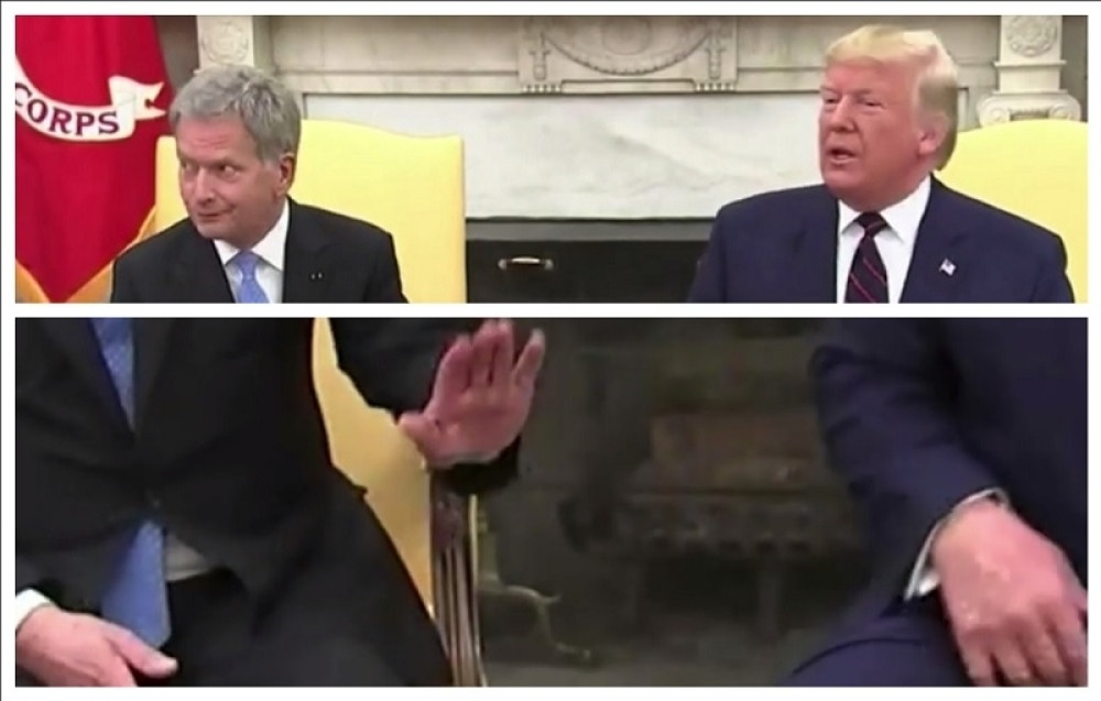 Tramp ugostio finskog predsednika. Zbog jednog dodira postali su hit na internetu (VIDEO)